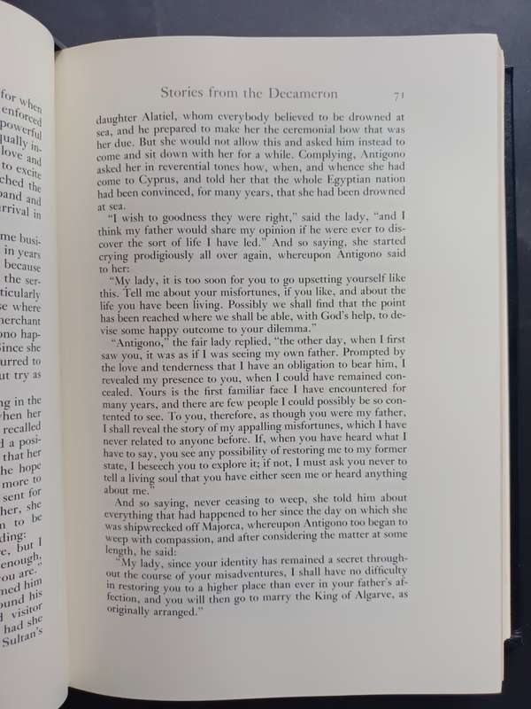 STORIES FROM THE DECAMERON / Giovanni Boccaccio (Limited Edition)