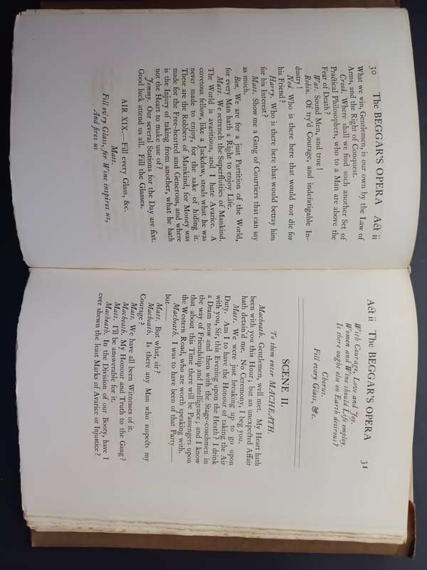 THE BEGGAR`S OPERA by John Gay (Limited edition)
