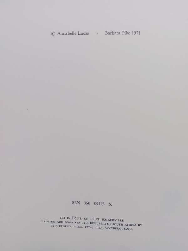 WILD FLOWERS OF THE WITWATERSRAND / ANNABELLE LUCAS AND BARBARA PIKE(Signed by Artist)