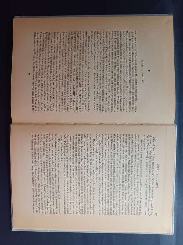 THE REPUBLIC - a reasoned view / G. A. Coetzee