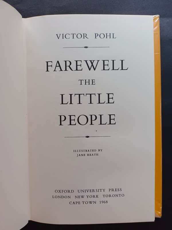 FAREWELL THE LITTLE PEOPLE / VICTOR POHL (Rare)