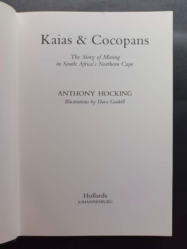Kaias and Cocopans / Anthony Hocking (Mining in South Africa`s Northern Cape)