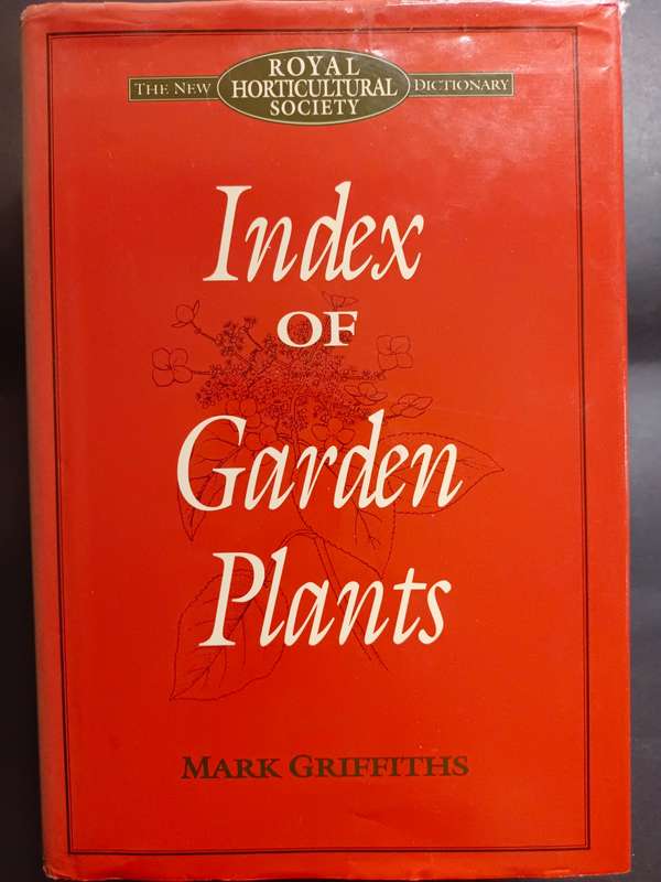 Index of Garden Plants/ Mark Grifftths