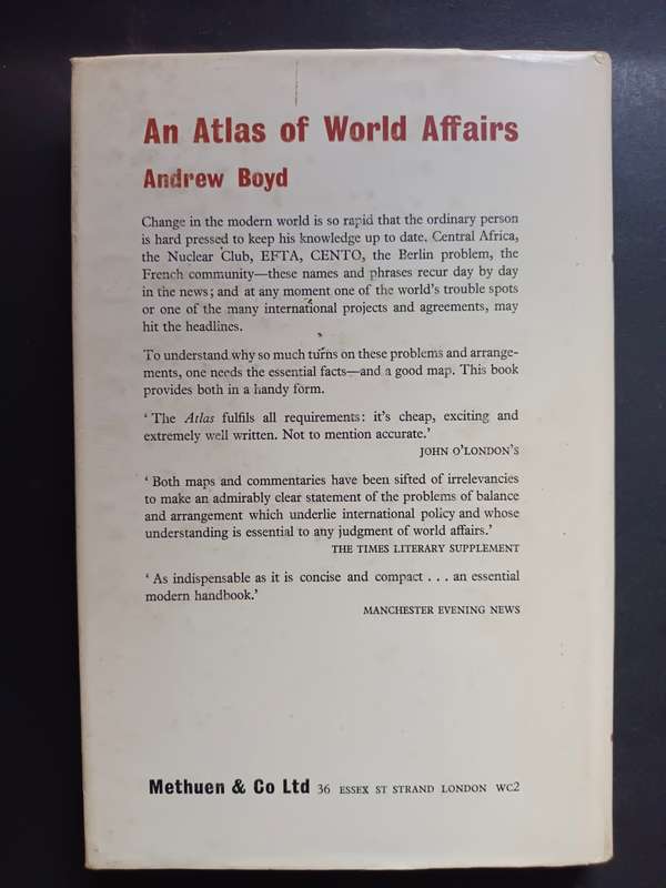 An Atlas of African Affairs / Boyd, Andrew & van Rensburg, Patrick