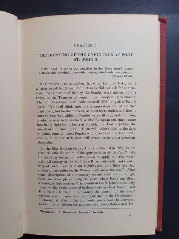PIONEERS IN PONDOLAND / REV. GODFREY CALLAWAY (178 pages!)