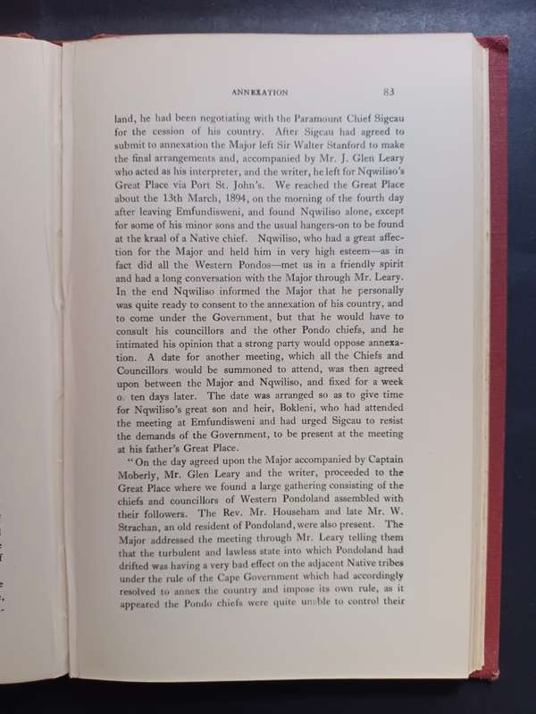 PIONEERS IN PONDOLAND / REV. GODFREY CALLAWAY (178 pages!)
