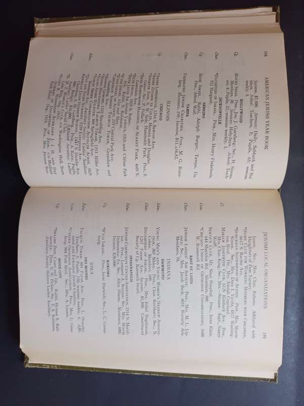 The American Jewish Year Book 5688, September 27, 1927 to September 14, 1928  Schneiderman, Harry