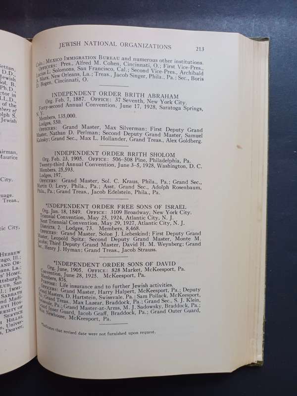 The American Jewish Year Book 5689, September 15, 1928 to October 5, 1929  Schneiderman, Harry