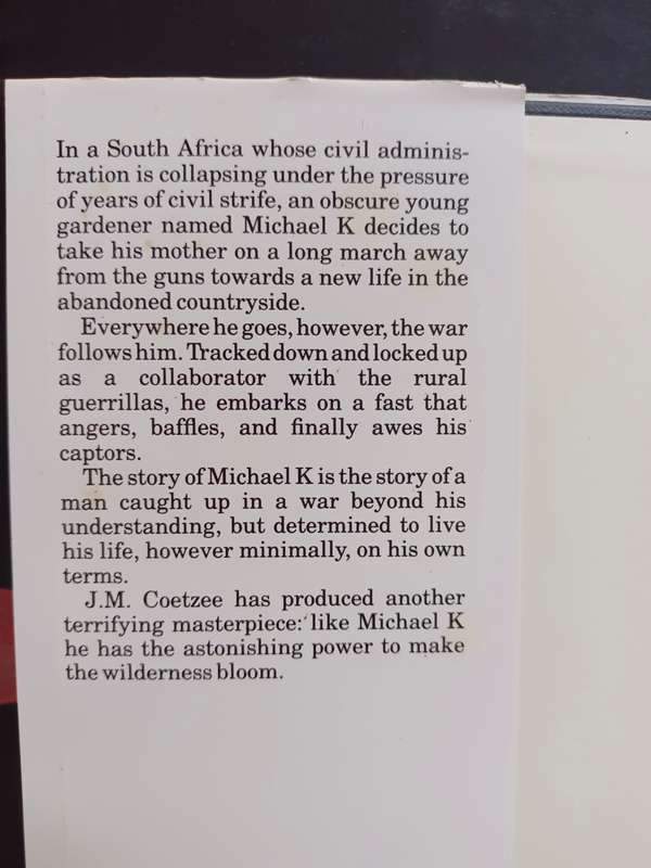 Life & Times of Michael K - Coetzee, J. M.