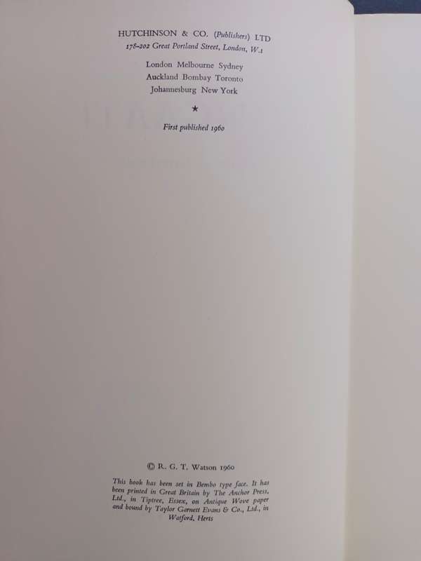 Tongaati: An African Experiment / R.G.T Watson