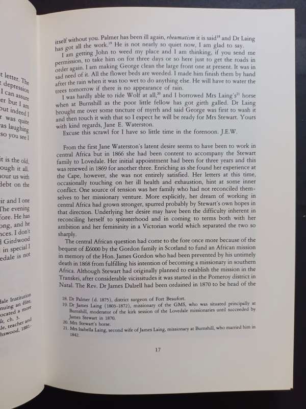 The Letters of Jane Elizabeth Waterston 1866-1905 by Lucy Bean / Second series No. 14