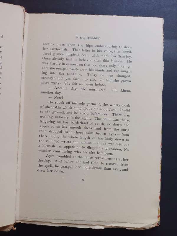IN THE BEGINNING / Douglas, Norman (Limited edition & signed)