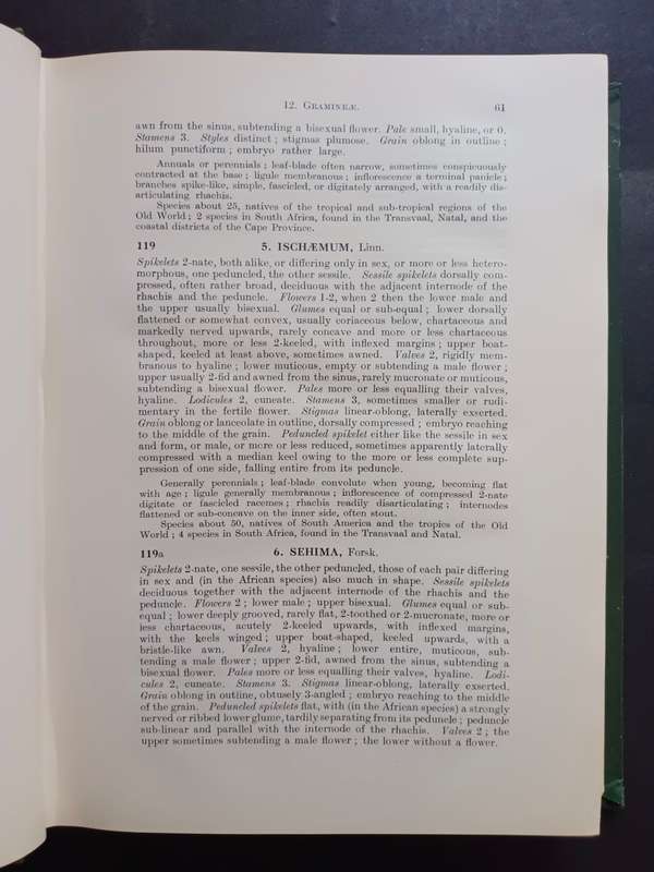 The GENERA OF SOUTH AFRICAN FLOWERING PLANTS Botanical Survey of South Africa Memoir no. 10 (1926)