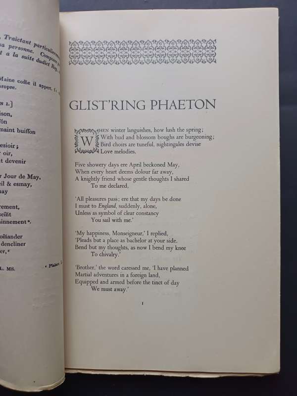 Glist`ring Phaeton / Richard Beresford (Limted copies)
