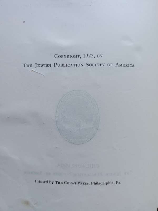 The American Jewish Year Book 5683, September 23, 1922 to September 10, 1923  Schneiderman, Harry