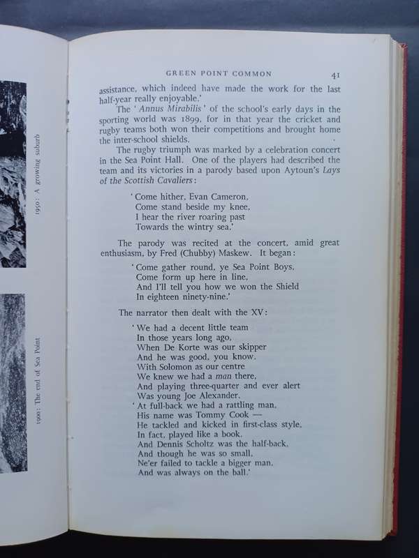 BENEATH THE LION BOLD : THE STORY OF THE GREEN AND SEA POINT BOY`S HIGH SCHOOL / FRANK QUINN