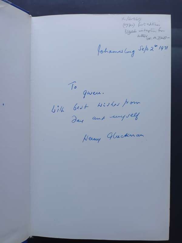 ABIDING VALUES / Henry Gluckman (Signed)