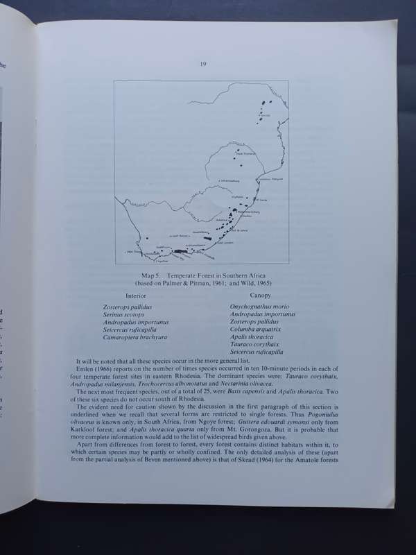 THE ECOLOGICAL DISTRIBUTION OF BIRDS IN SOUTH AFRICA / J.M. WINTERBOTTOM