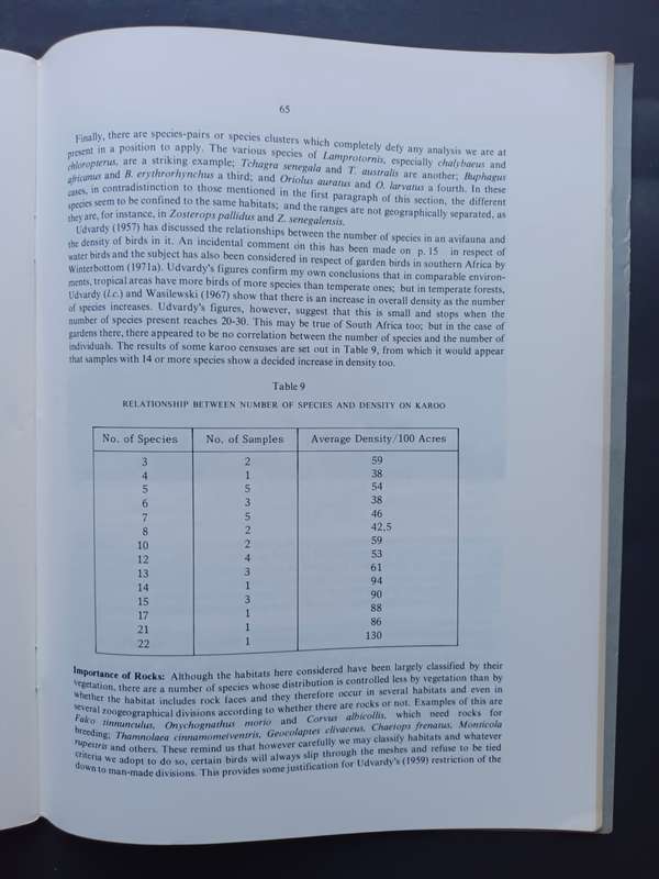 THE ECOLOGICAL DISTRIBUTION OF BIRDS IN SOUTH AFRICA / J.M. WINTERBOTTOM