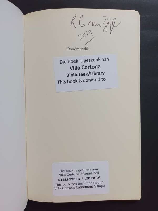 Doodmenslik / WL van der Merwe