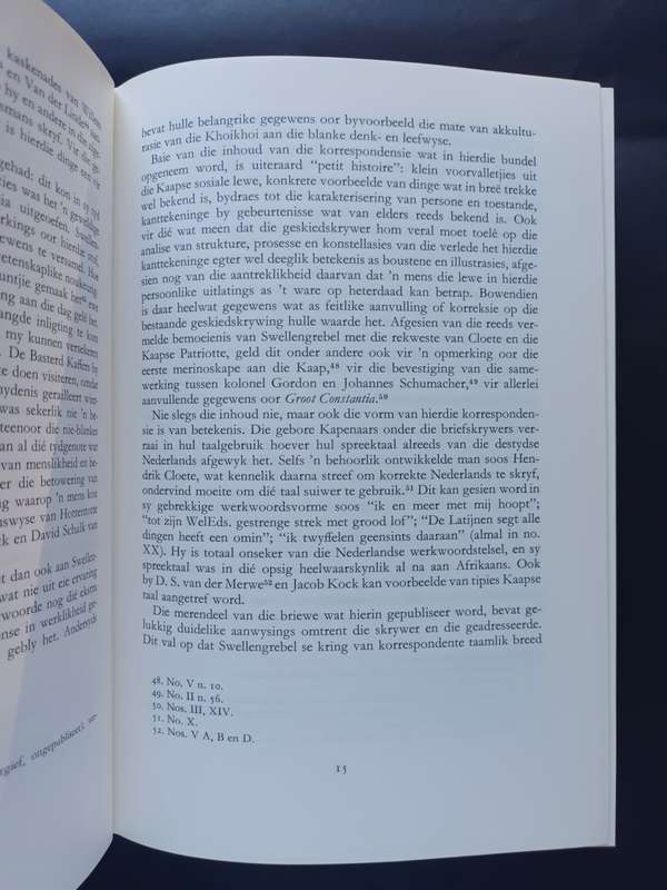 BRIEFWISSELING VAN HENDRIK SWELLENGREBEL JR OOR KAAPSE SAKE 1778-1792 / 2de reeks V.R.S 13