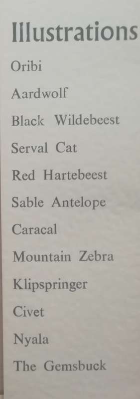 A Folio of South African Animals by Dick Findlay (Limited Edition)