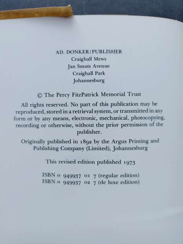 THROUGH MASHONALAND WITH PICK AND PEN / J. Percy FitzPatrick