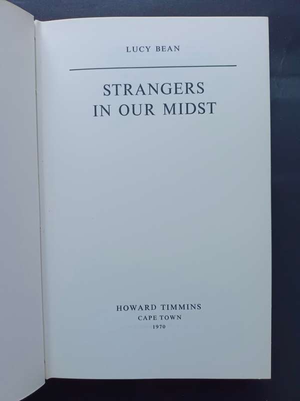 STRANGERS IN OUR MIDST / LUCY BEAN