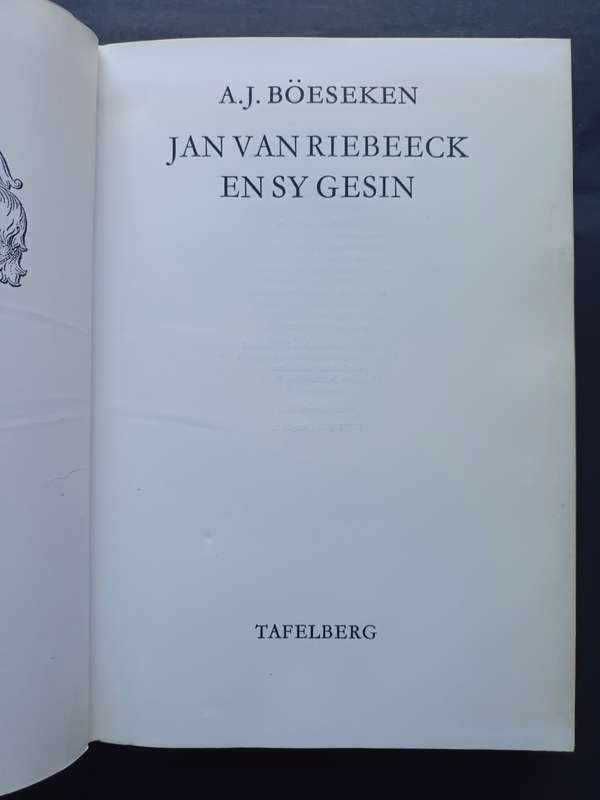 Jan van Riebeeck en sy Gesin / A. J. Boeseken