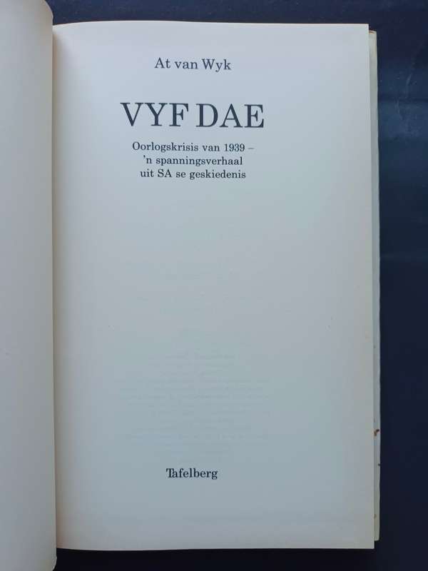 VYF DAE / AT VAN WYK
