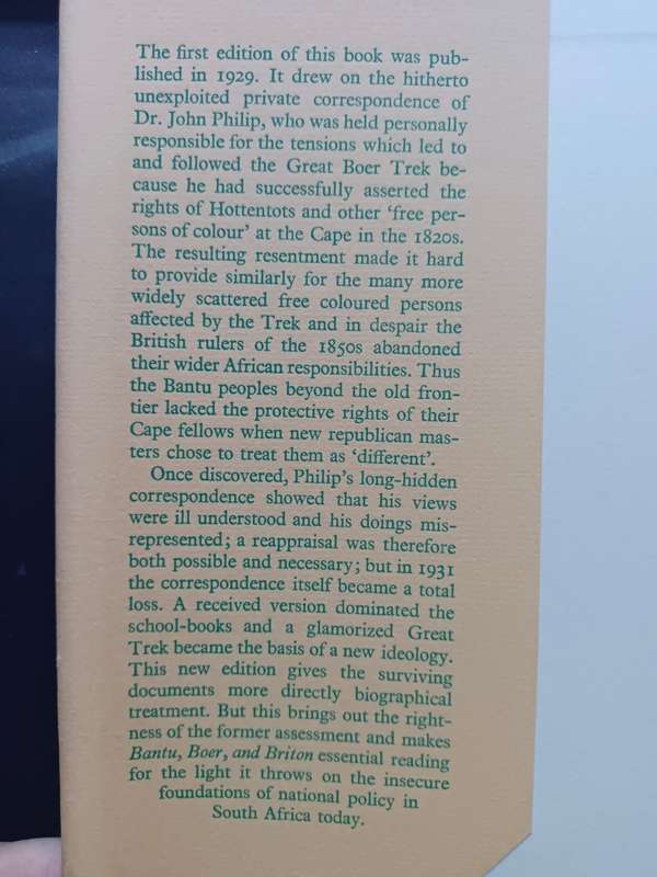 BANTU BOER and BRITON / William Miller Macmillan