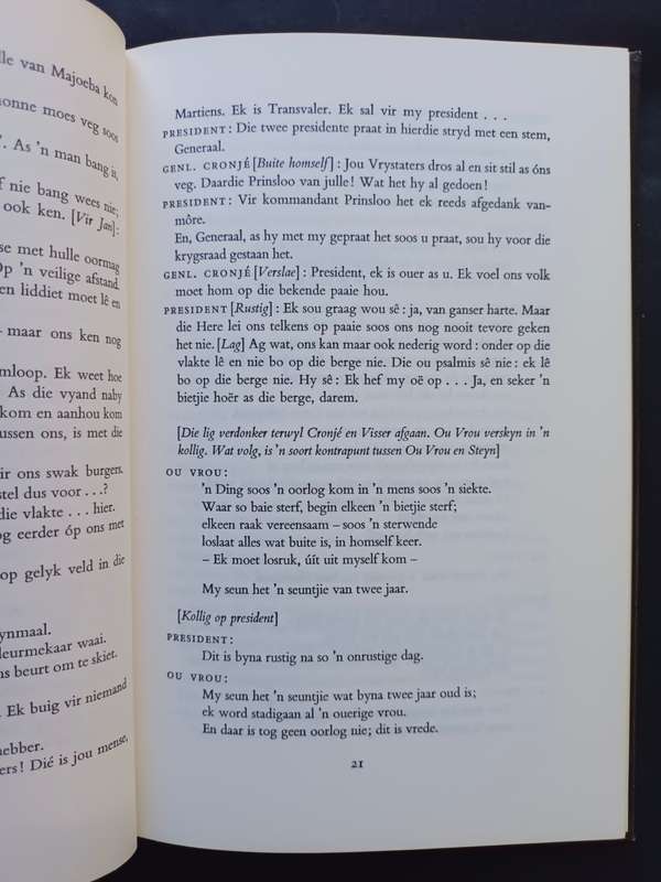 DIE PLUIMSAAD WAAI VER of BITTER BEGIN / N. P. van Wyk Louw