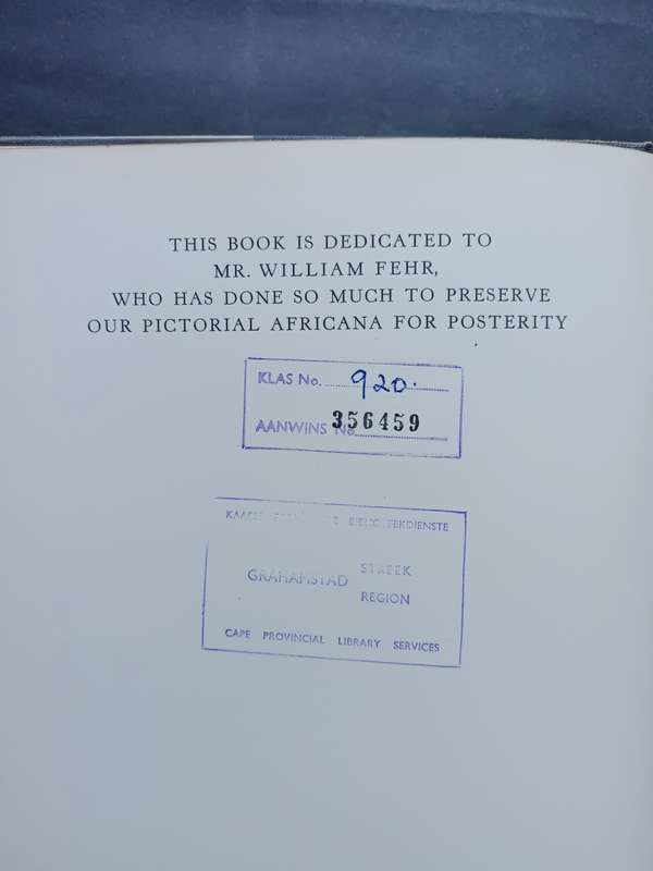 THOMAS BOWLER OF THE CAPE OF GOOD HOPE / Edna & Frank Bradlow