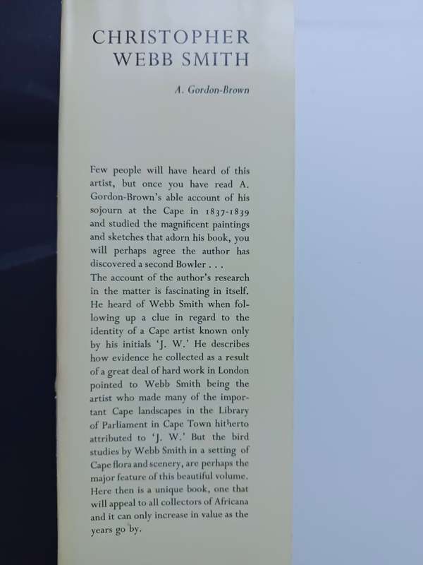 Christopher Webb Smith: An Artist at the Cape of Good Hope 1837-1839 / A. Gordon-Brown
