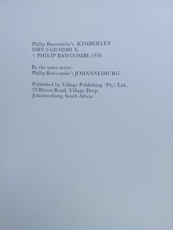 Philip Bawcombe`s KIMBERLEY / Philip Bawcombe (1976)