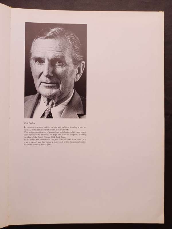The Paintings of Norman Lighton for Roberts Birds of South Africa / A V Bird