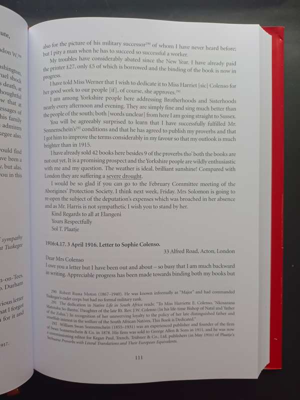 Sol T. Plaatje : A life in letters / Edited by Brian Willan & Sabata-mpho Mokae