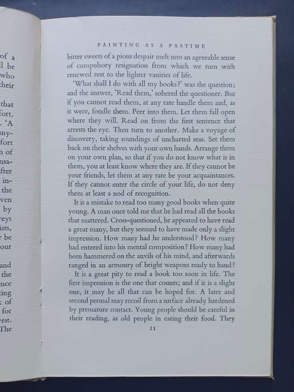 Painting as a Pastime / Winston S. Churchill
