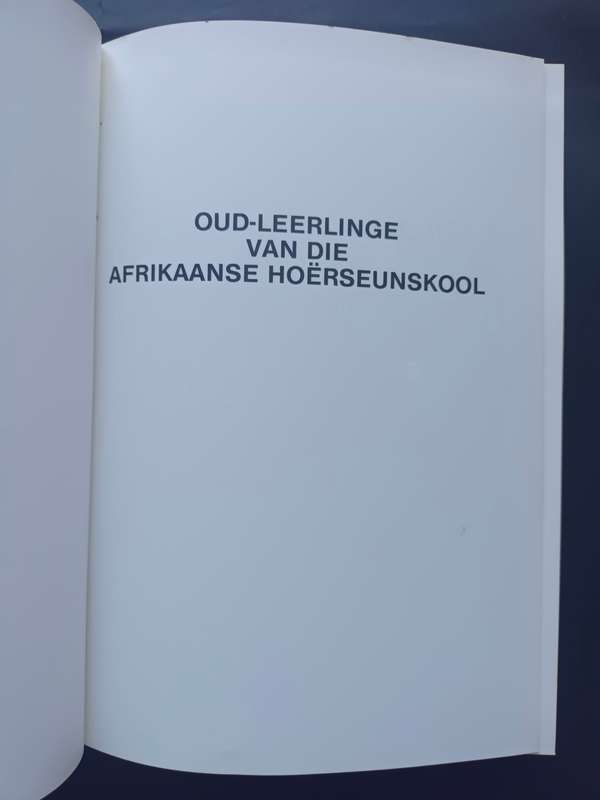 Oud-Leerlinge van die Afrikaanse Hoërseunskool  (Geen datum ± 1984)