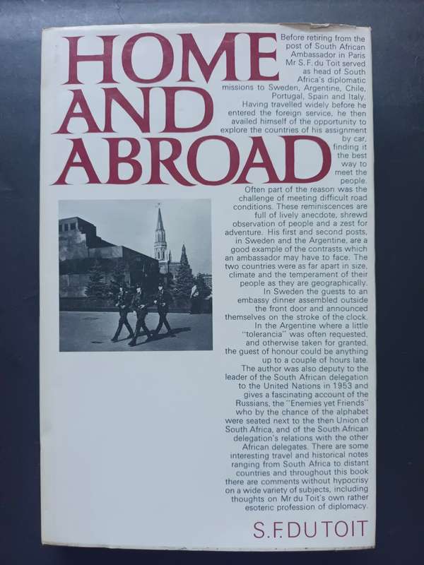 Home and Abroad / S. F. Du Toit