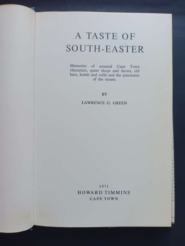 A TASTE OF SOUTH-EASTER / Lawrence G. Green (1971)