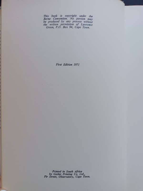 A TASTE OF SOUTH-EASTER / Lawrence G. Green (1971)