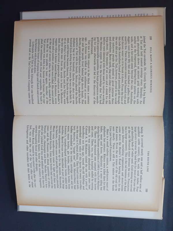 FULL MANY A GLORIOUS MORNING / Lawrence G. Green (1968)
