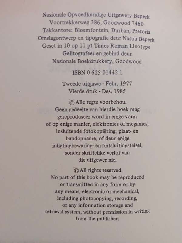 AFRIKAANS EN SY EUROPESE VERLEDE / E. H. RAIDT