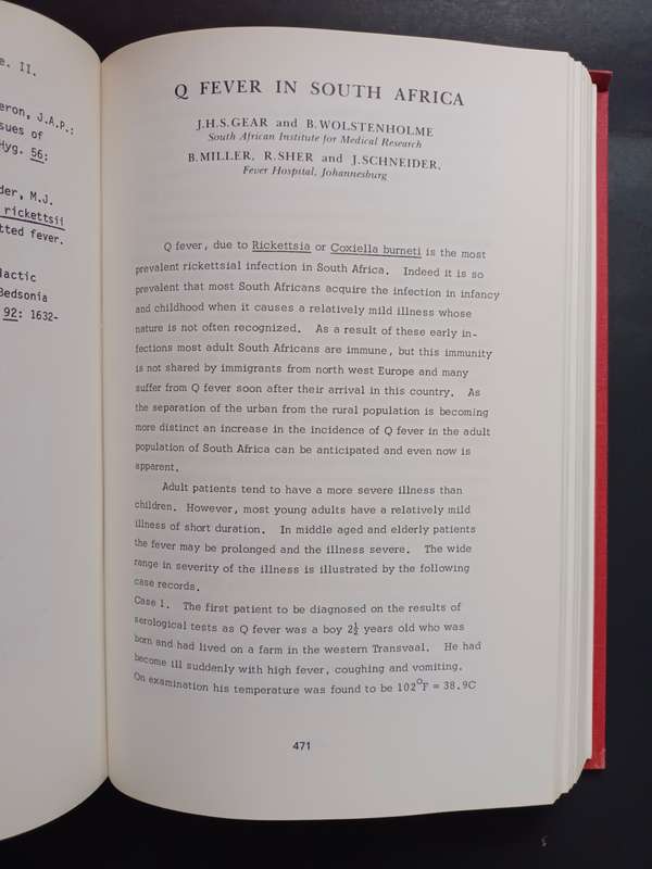 MEDICINE IN A TROPICAL ENVIROMENT / Edited by J. H. S. Gear