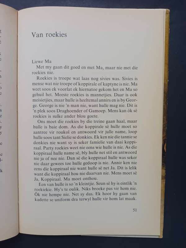 Liewe ma briewe van kleinjan / Johan van Pletzen
