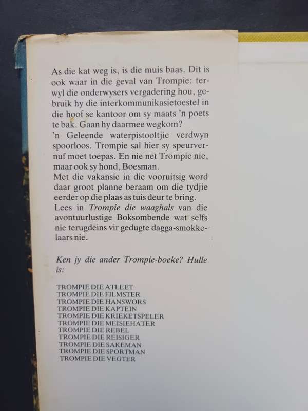 TROMPIE : Die Waaghals / Topsy Smith