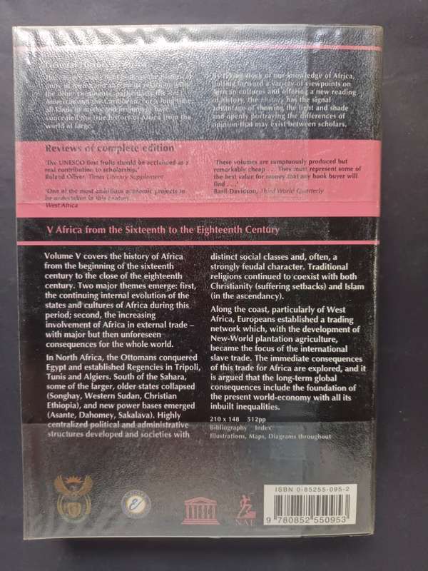 V Africa from the Sixteenth to the Eighteenth Century (General History of Africa) / B. A. OGOT