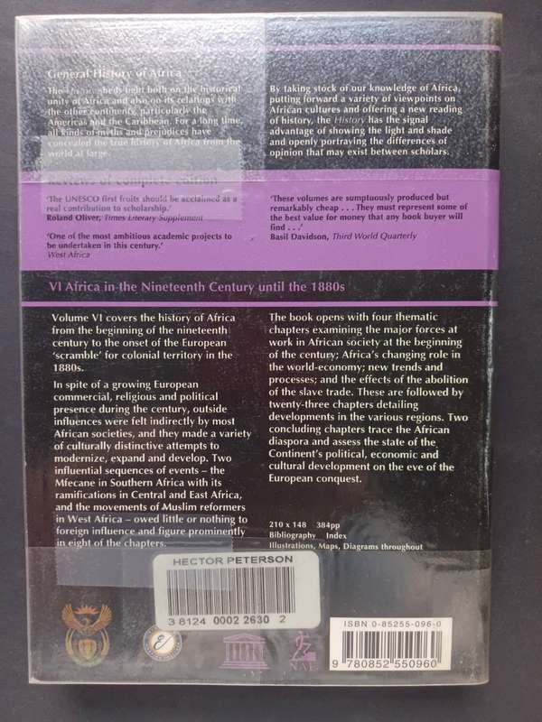 VI Africa in the Nineteenth Century until the 1880s (General History of Africa) / J. F. ADE AJAYI