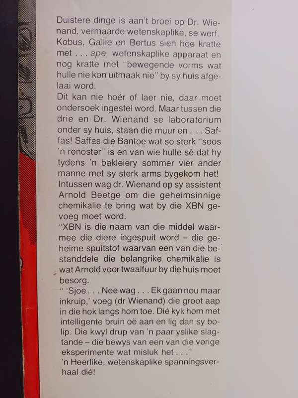 Kelder van Onheil / Dawie Combrink